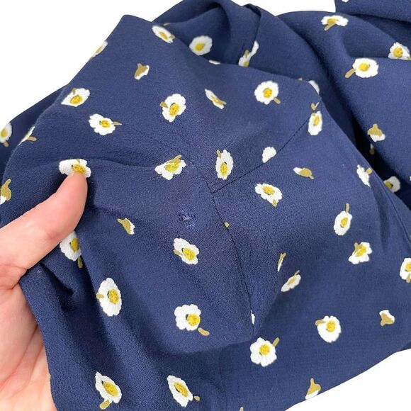 Madewell Button-Back‎ Easy Dress in Daisy Dots Sz S - Picture 12 of 12